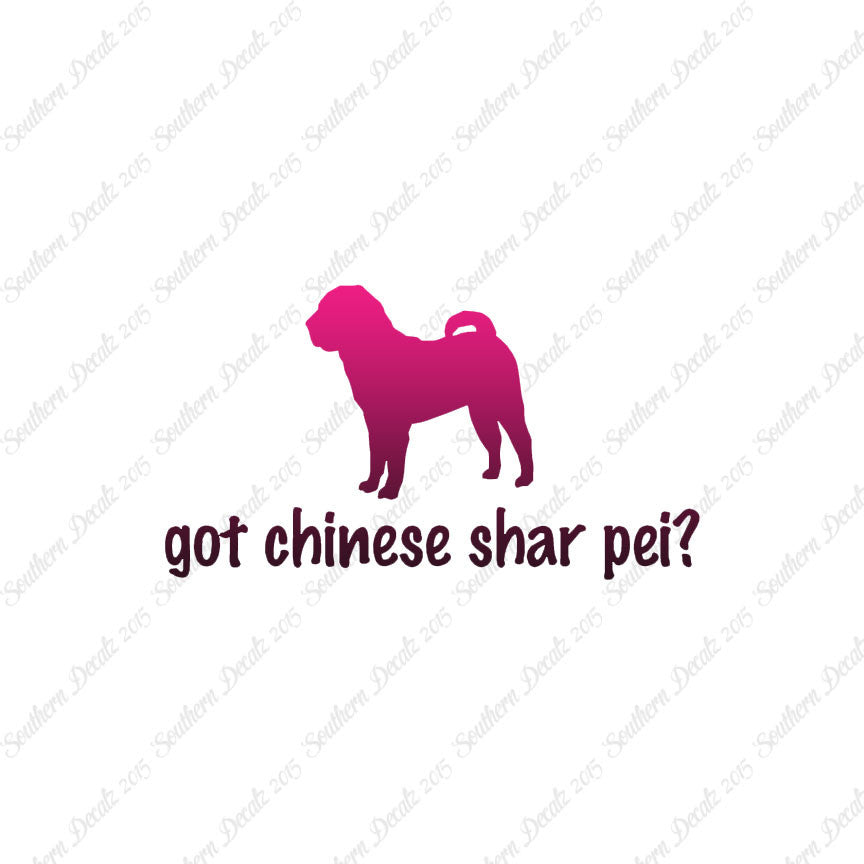 Got Chinese Shar Pei ? Dog Breed