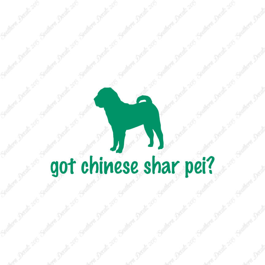 Got Chinese Shar Pei ? Dog Breed