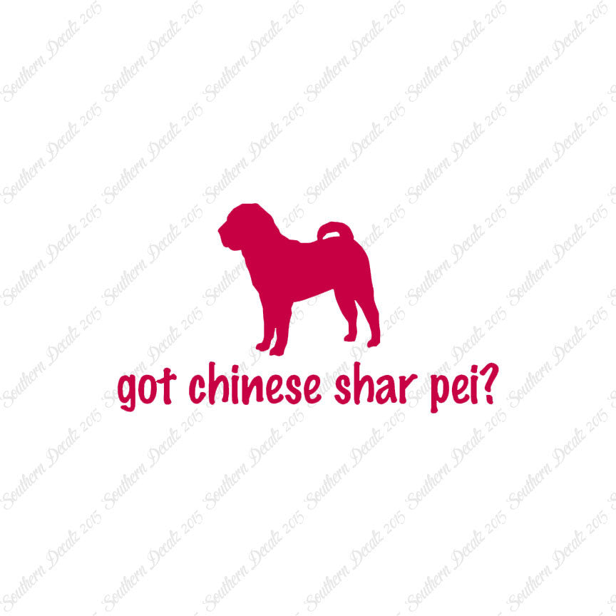 Got Chinese Shar Pei ? Dog Breed