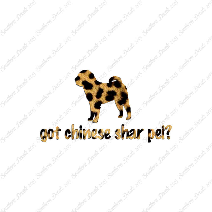 Got Chinese Shar Pei ? Dog Breed