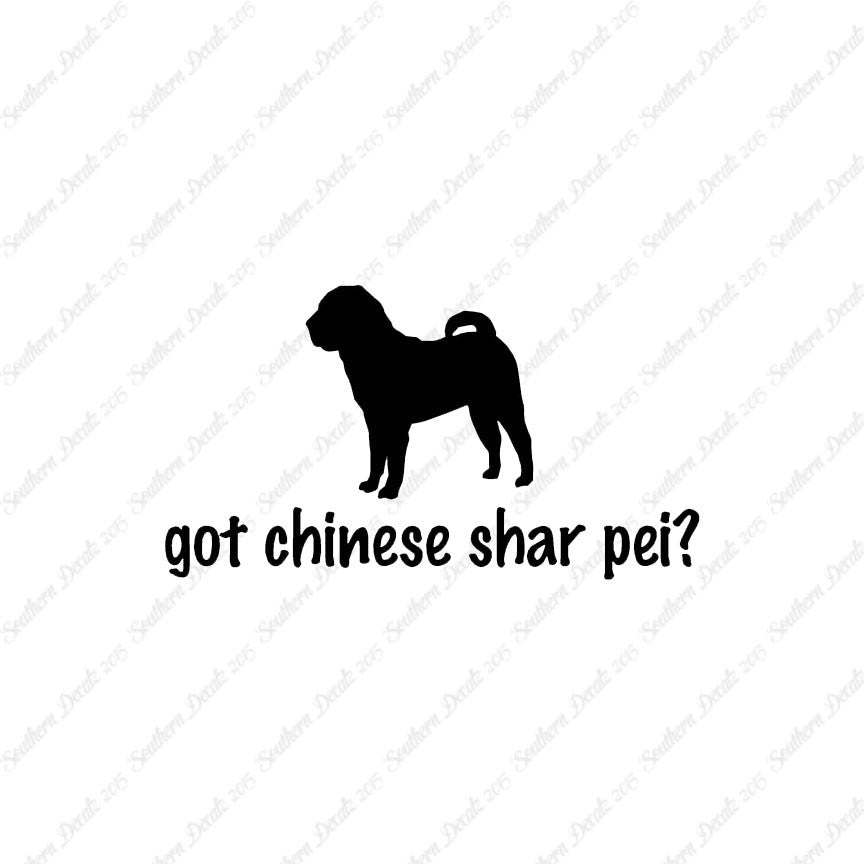 Got Chinese Shar Pei ? Dog Breed