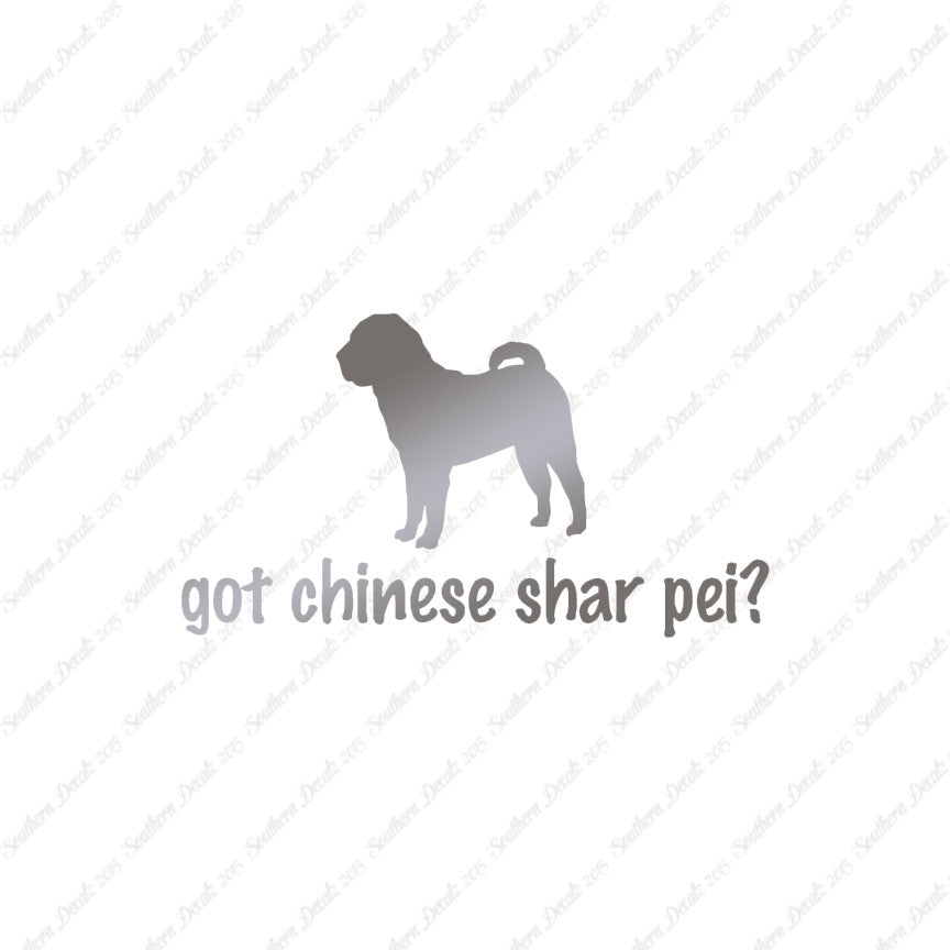 Got Chinese Shar Pei ? Dog Breed