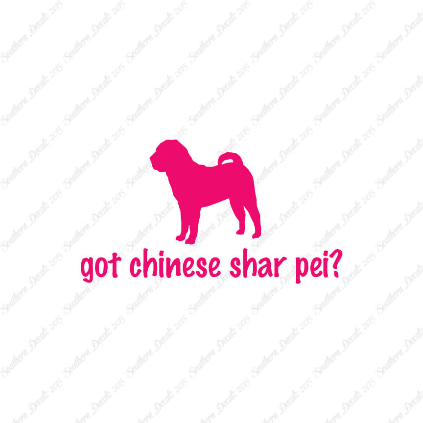 Got Chinese Shar Pei ? Dog Breed