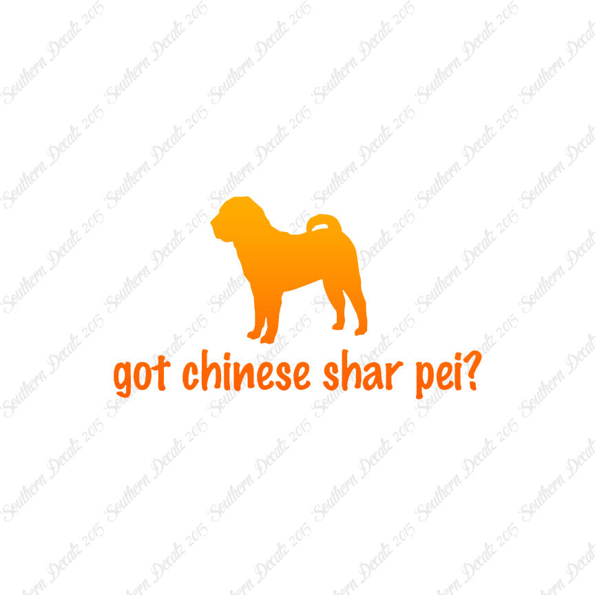 Got Chinese Shar Pei ? Dog Breed