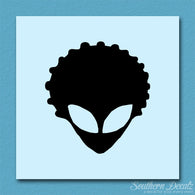 Alien Head Afro Hair