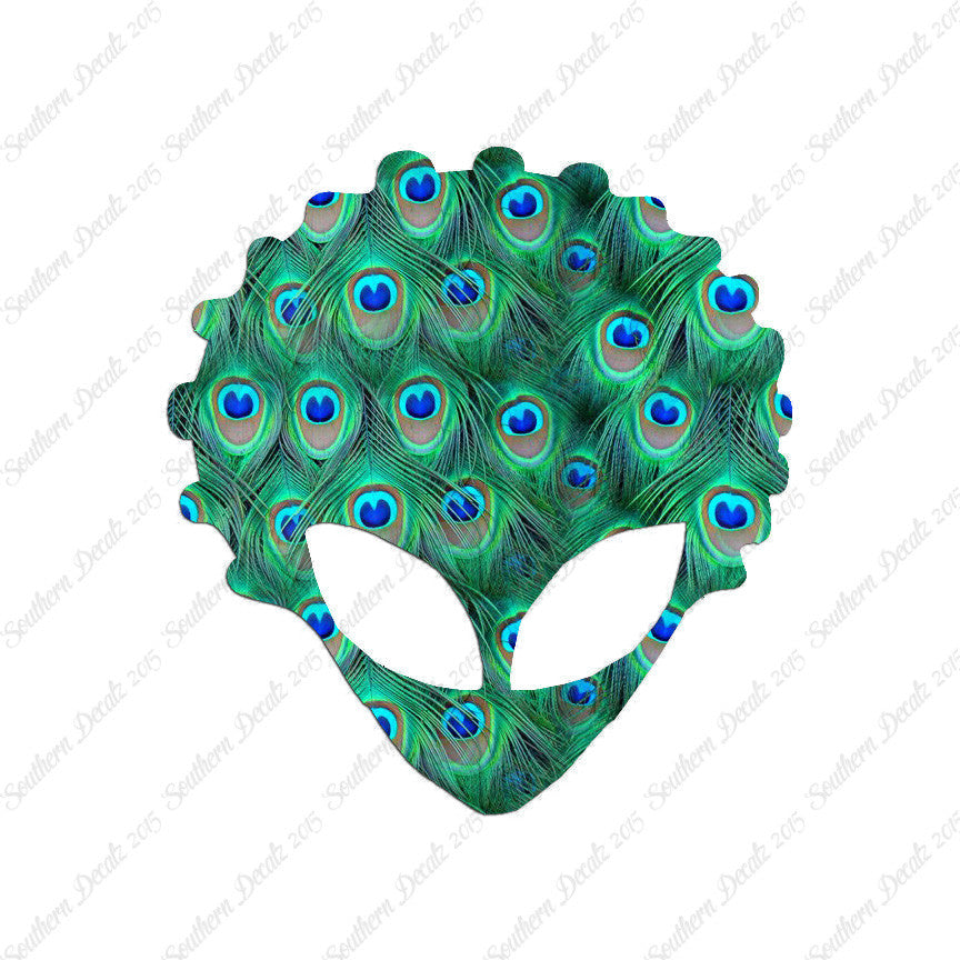 Alien Head Afro Hair