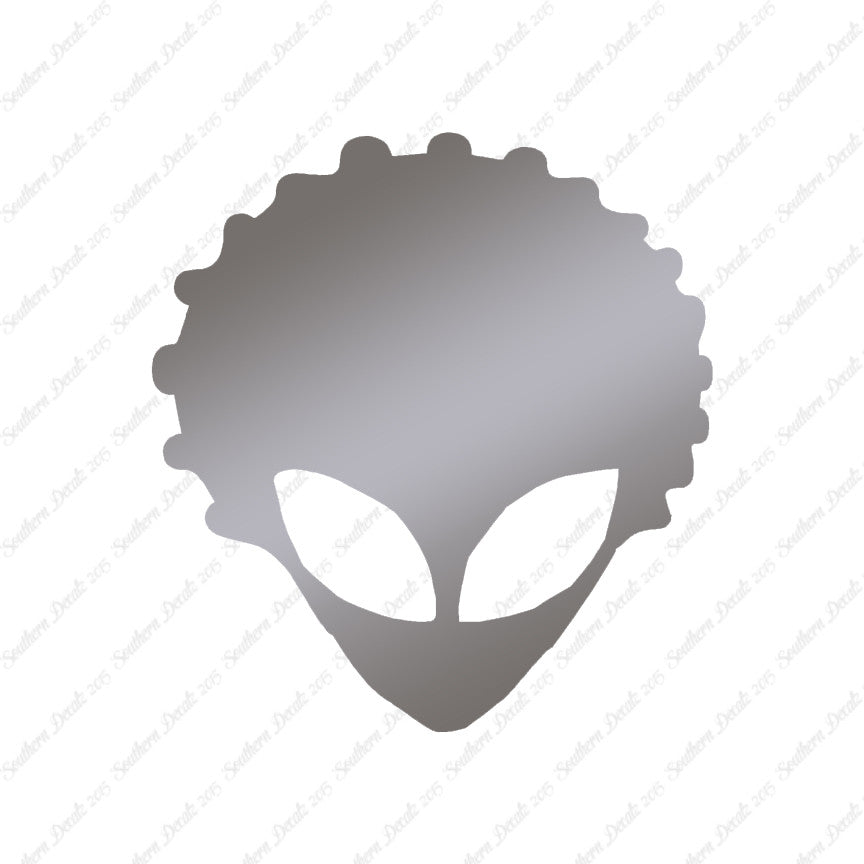 Alien Head Afro Hair