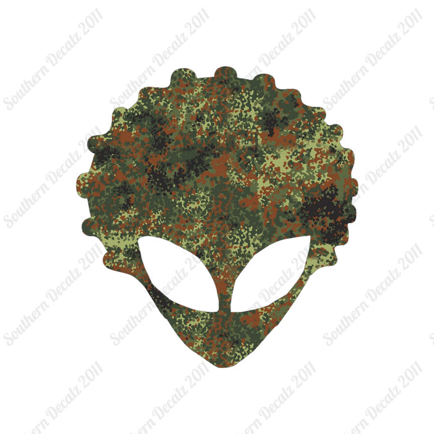 Alien Head Afro Hair