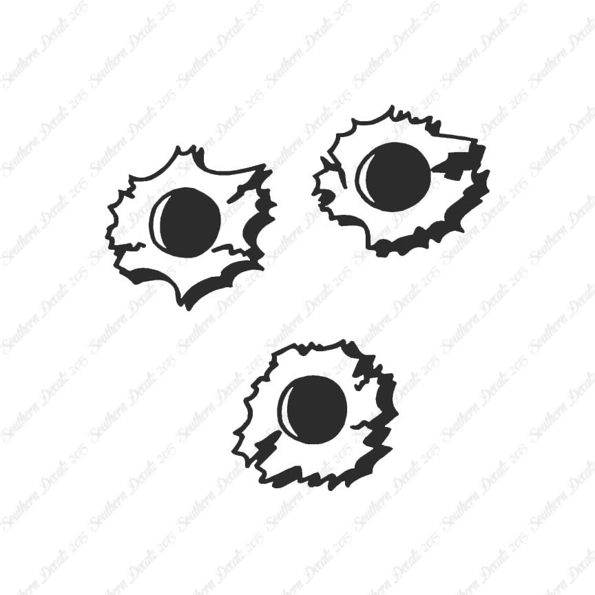 Three Bullet Holes