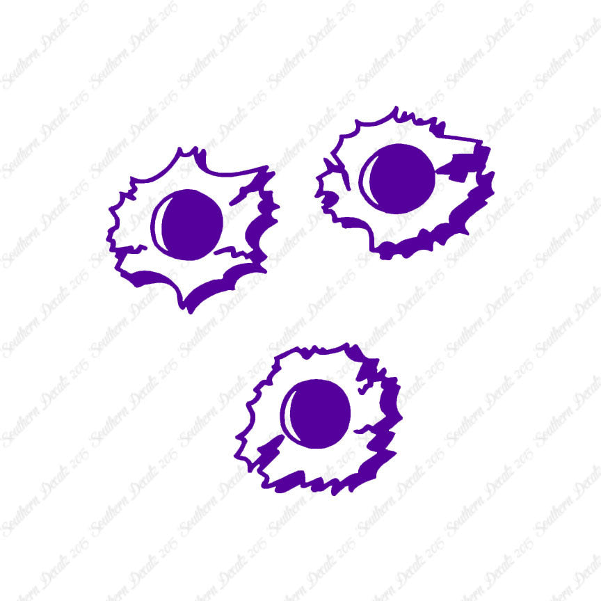 Three Bullet Holes