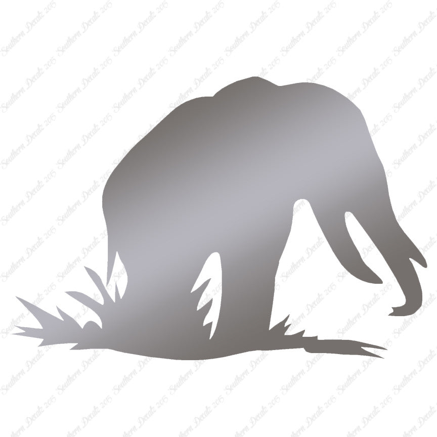 Grazing Elephant Tusks