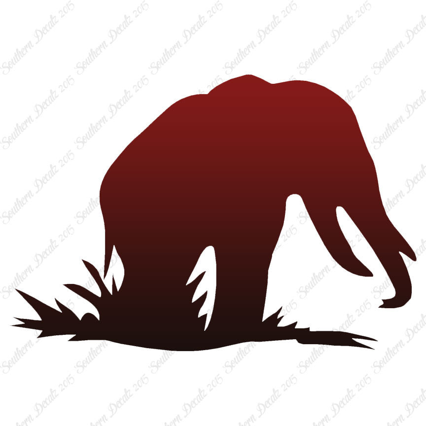 Grazing Elephant Tusks