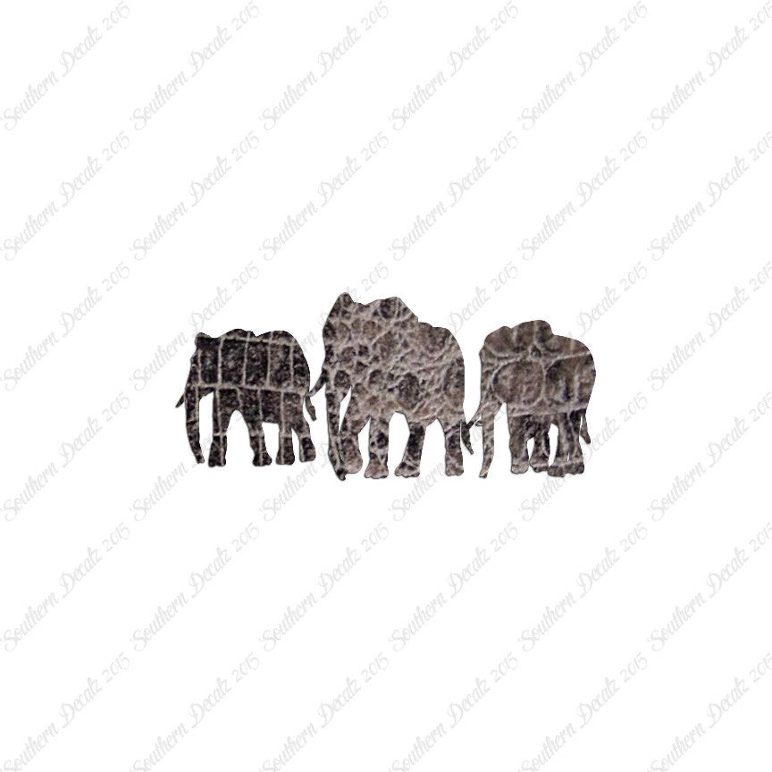 Group Of Elephant Herd