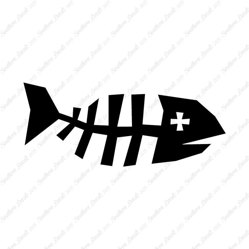 Fish Skeleton Art
