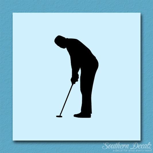 Golfer Putter Golfing
