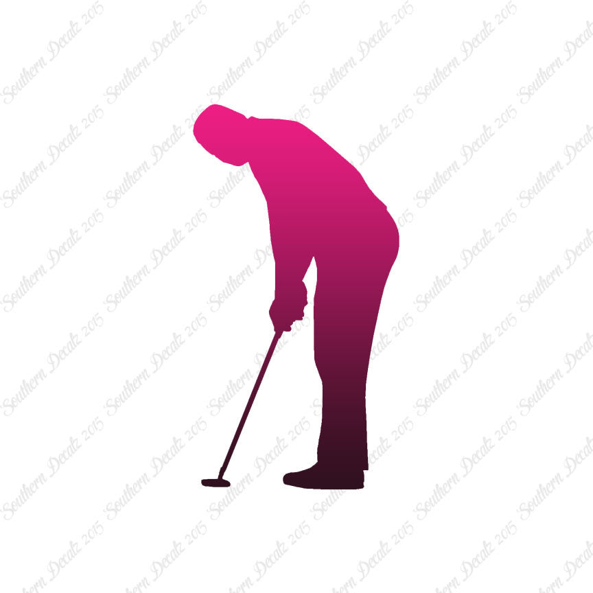 Golfer Putter Golfing