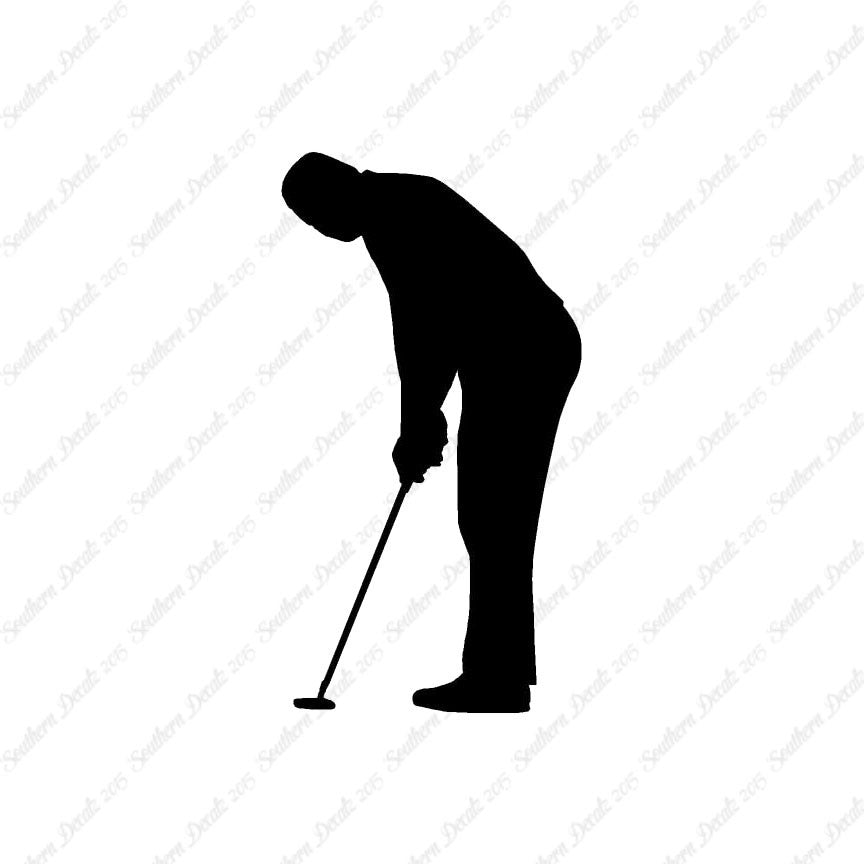 Golfer Putter Golfing
