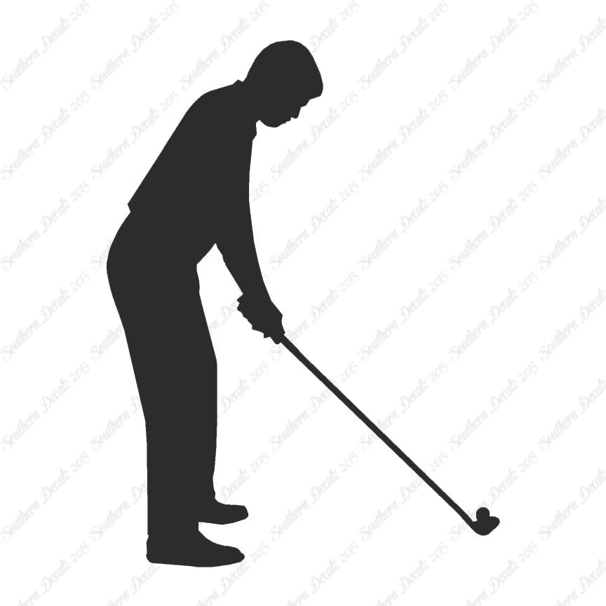 Golfer Golf Address Drive