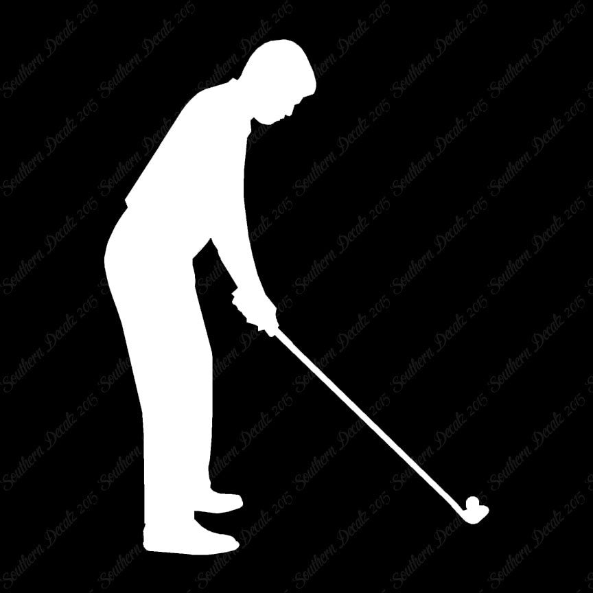 Golfer Golf Address Drive