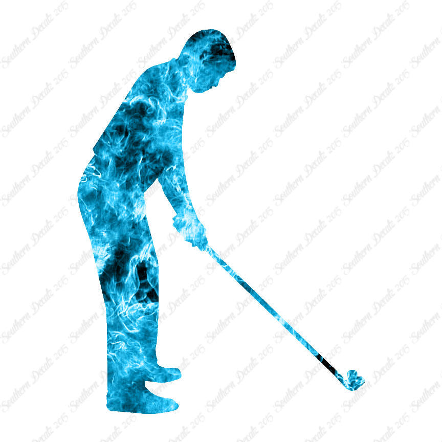 Golfer Golf Address Drive