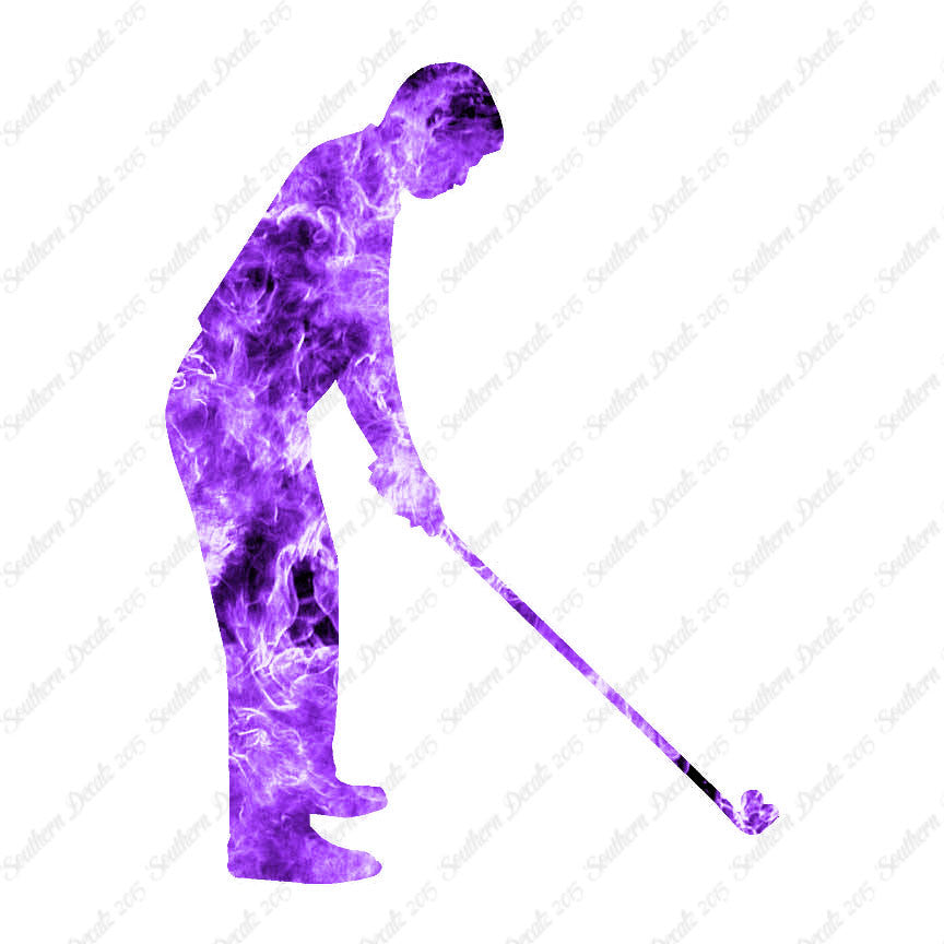 Golfer Golf Address Drive