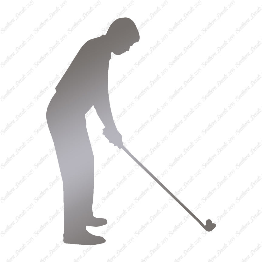Golfer Golf Address Drive