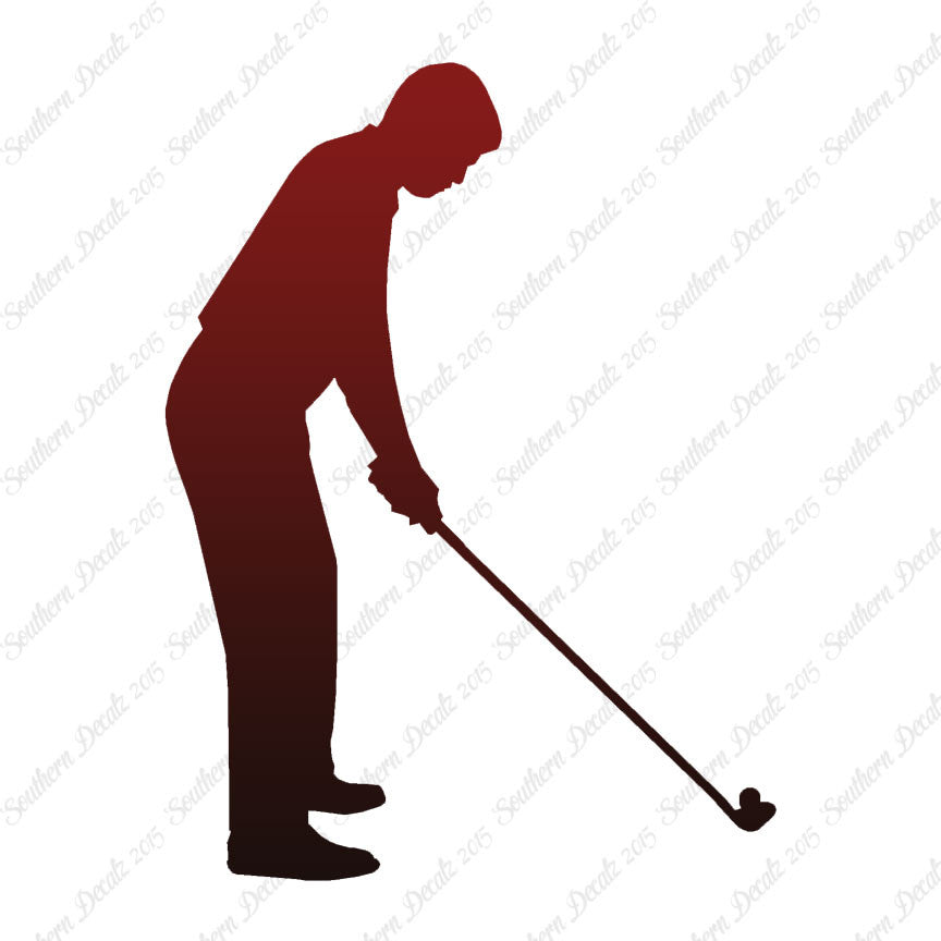 Golfer Golf Address Drive