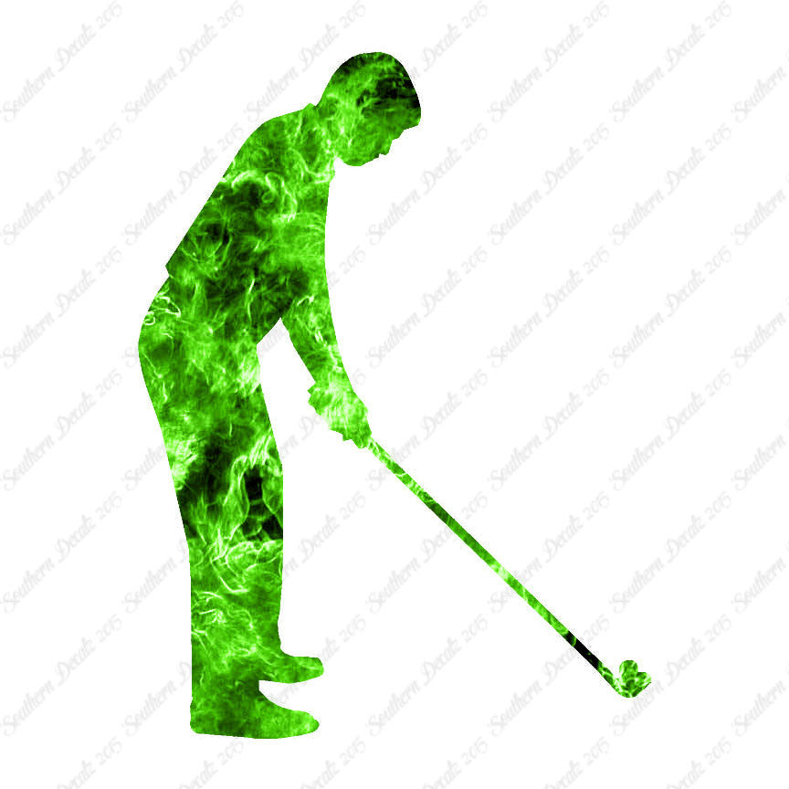 Golfer Golf Address Drive