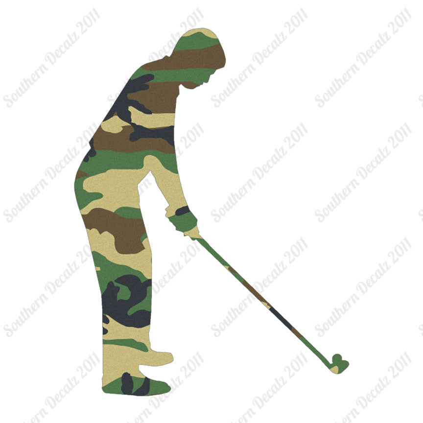Golfer Golf Address Drive