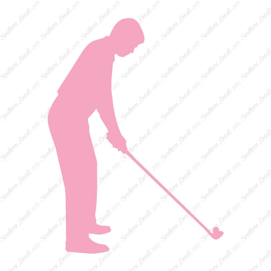 Golfer Golf Address Drive