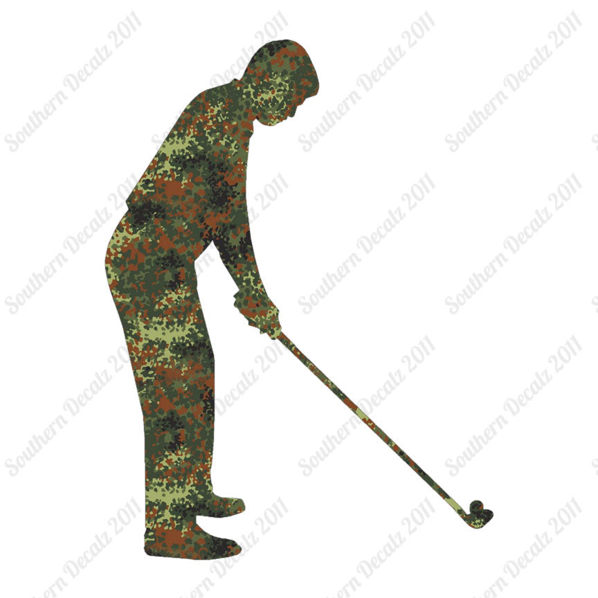 Golfer Golf Address Drive