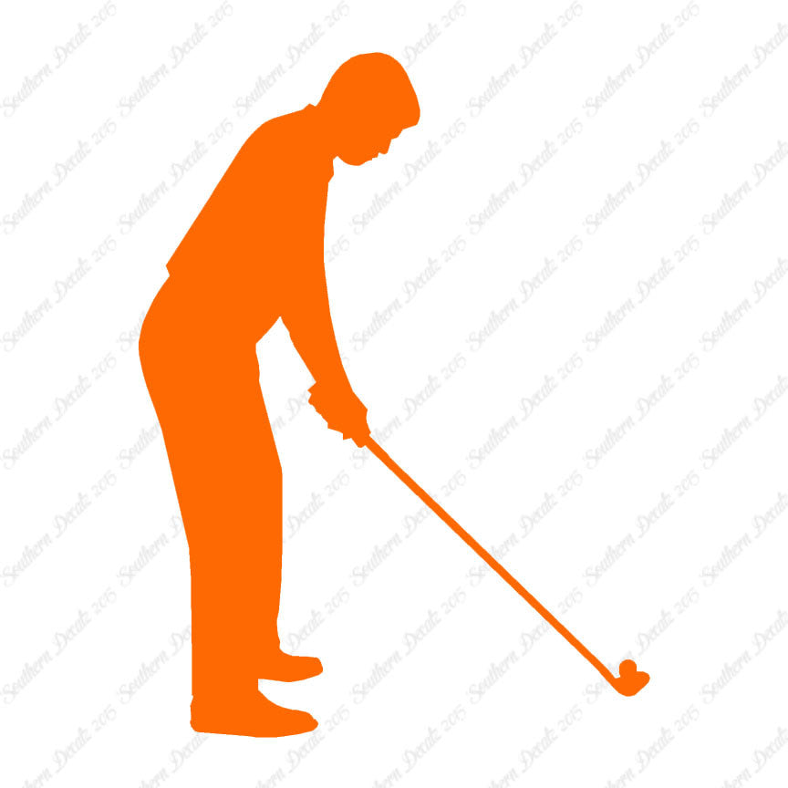 Golfer Golf Address Drive