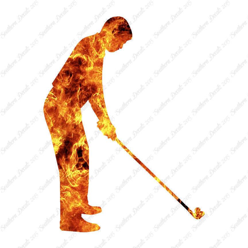 Golfer Golf Address Drive