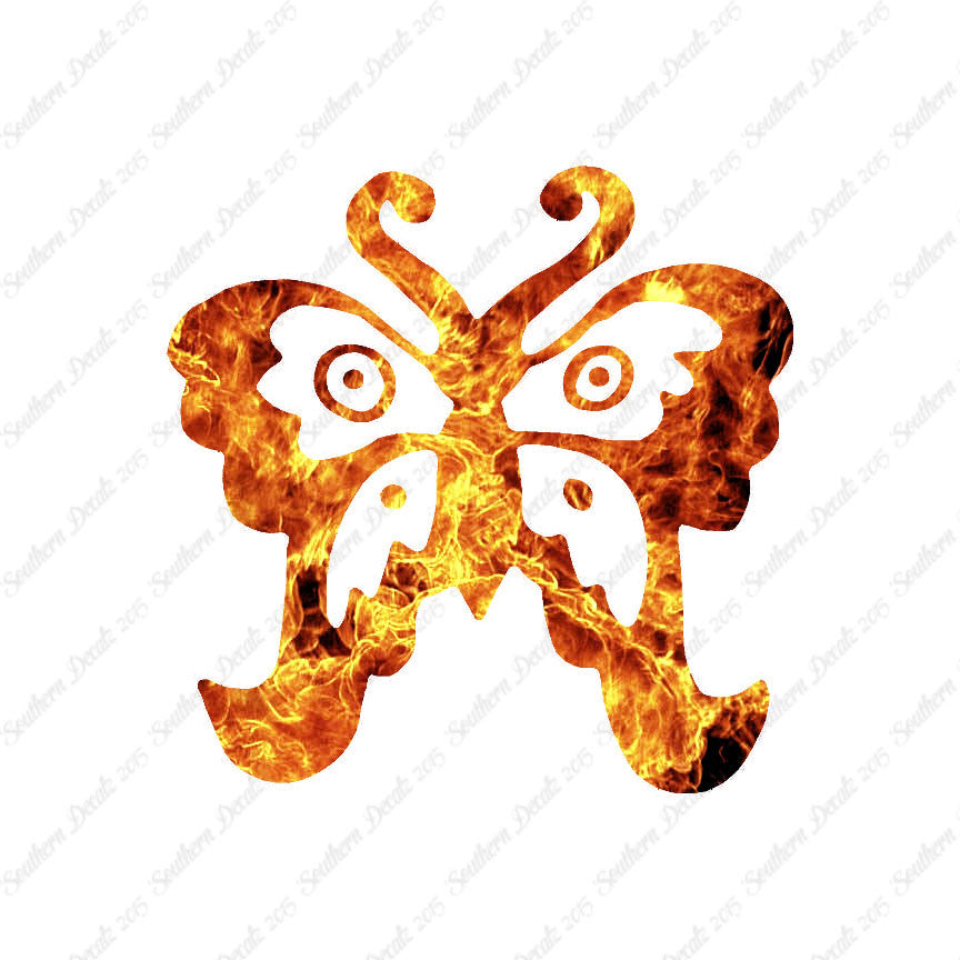 Butterfly Swirl Design Art