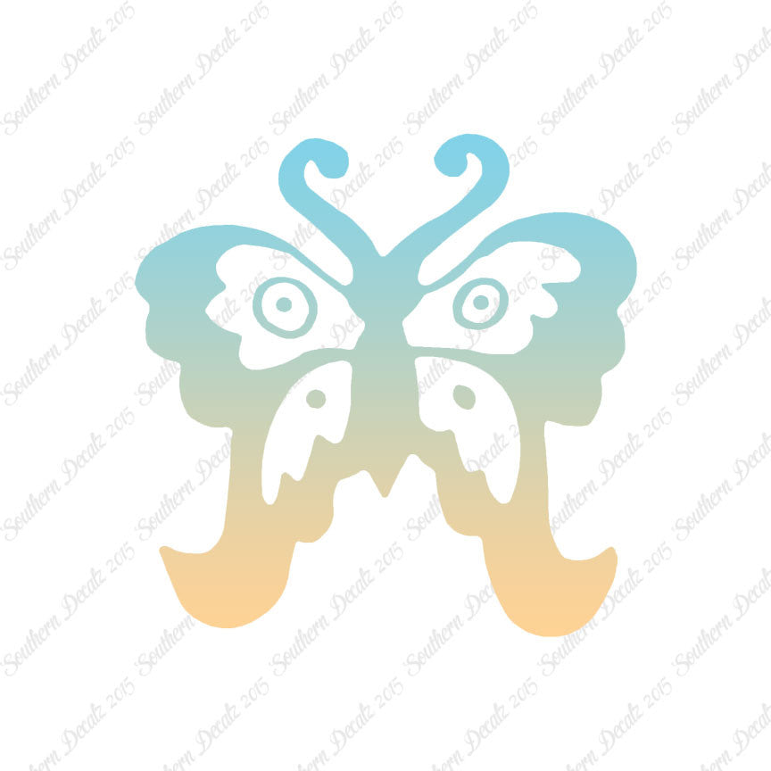 Butterfly Swirl Design Art