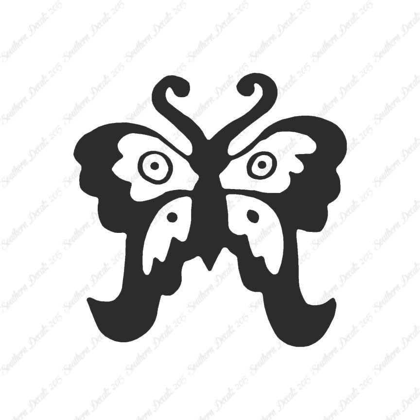 Butterfly Swirl Design Art