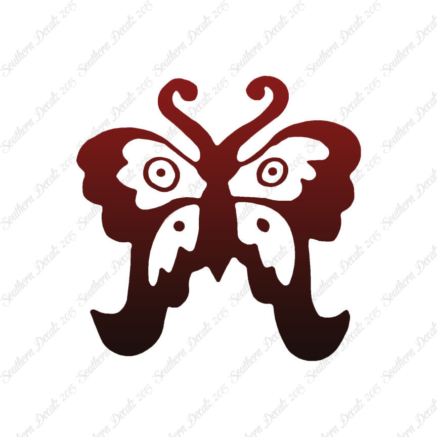 Butterfly Swirl Design Art
