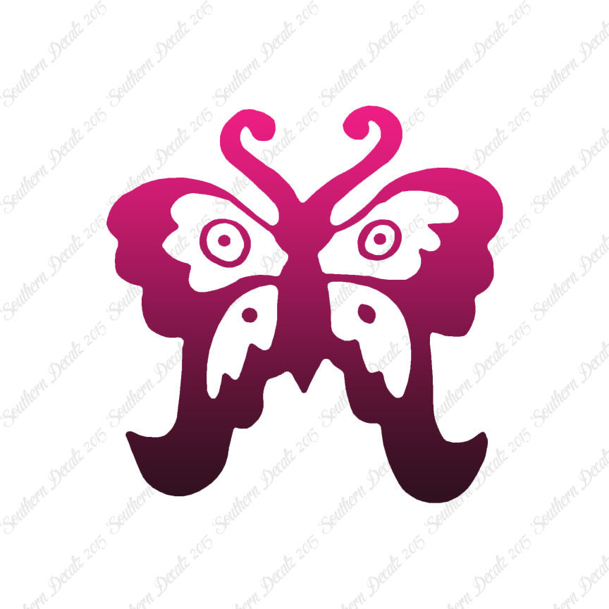 Butterfly Swirl Design Art
