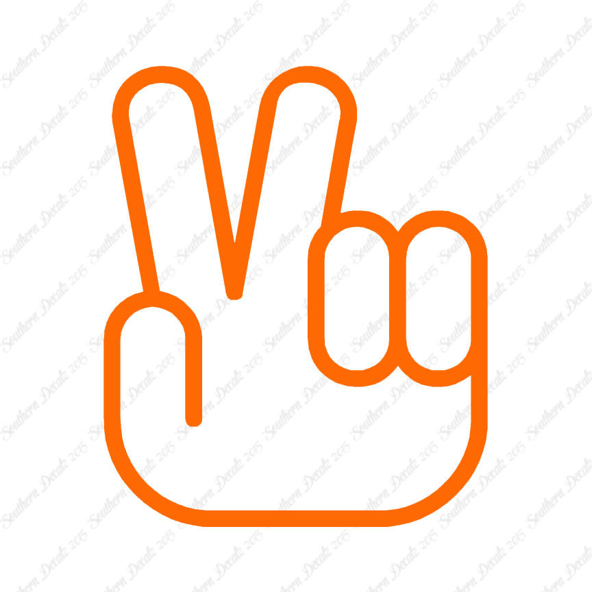 Peace Sign Hand Symbol