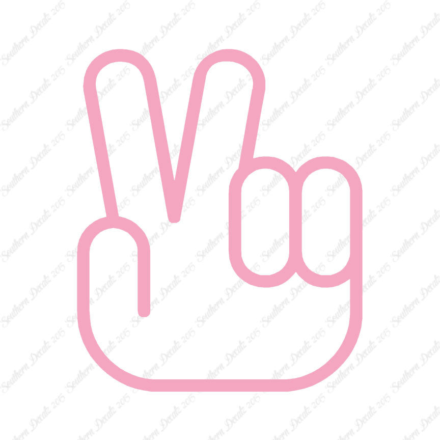 Peace Sign Hand Symbol