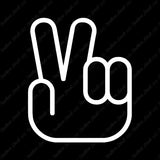 Peace Sign Hand Symbol