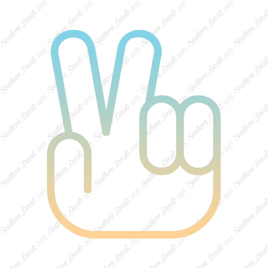 Peace Sign Hand Symbol