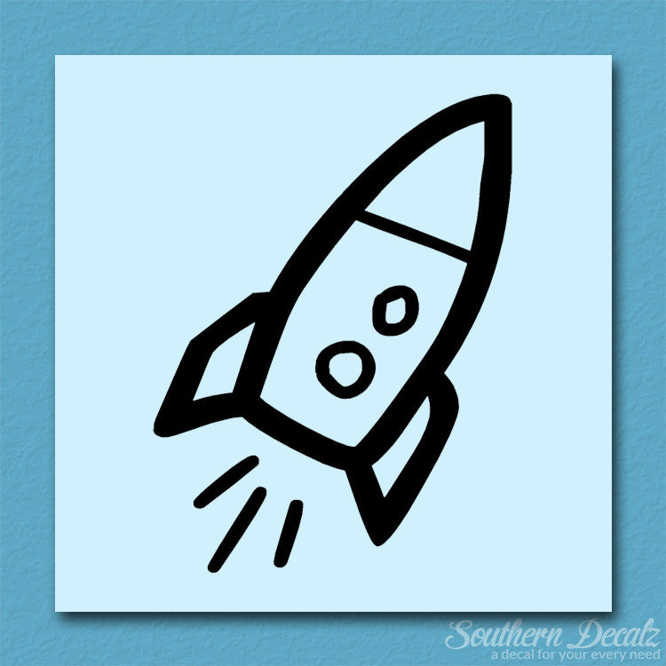 Rocket Ship Art Drawing