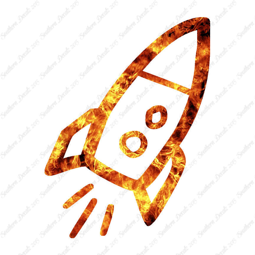 Rocket Ship Art Drawing