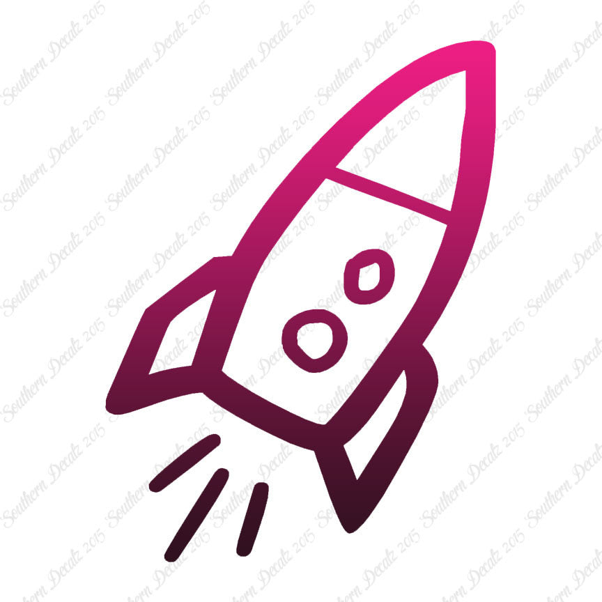 Rocket Ship Art Drawing