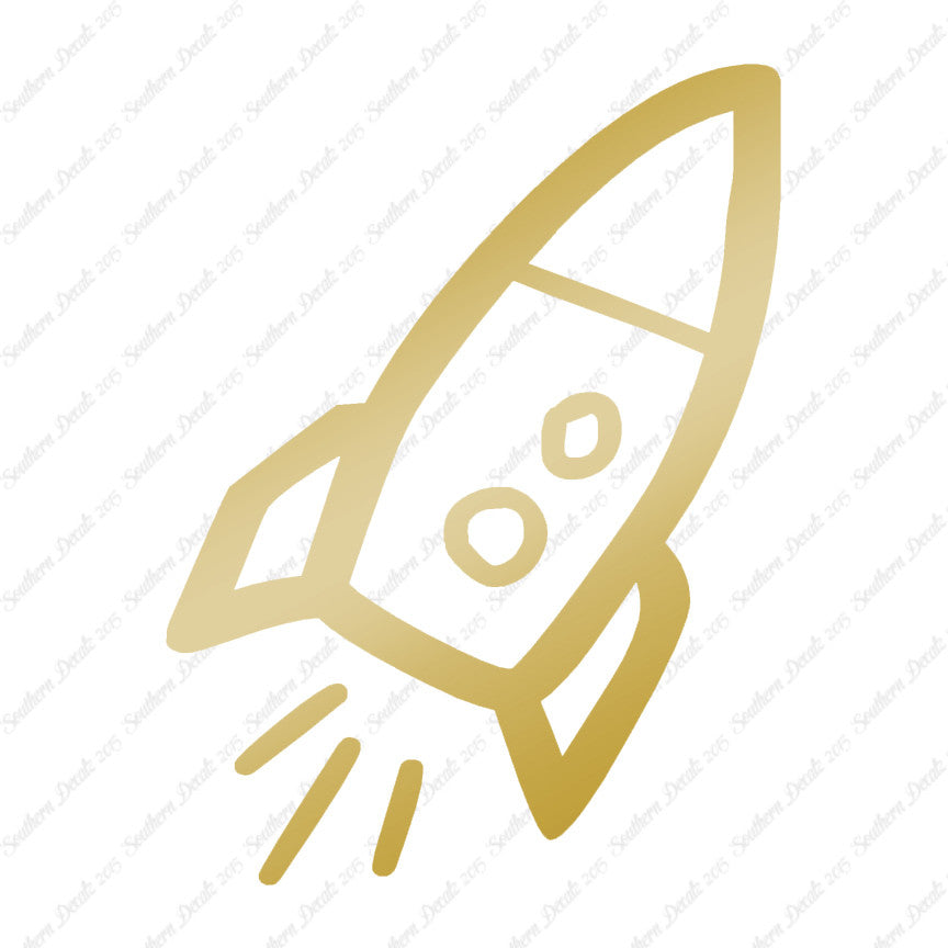 Rocket Ship Art Drawing