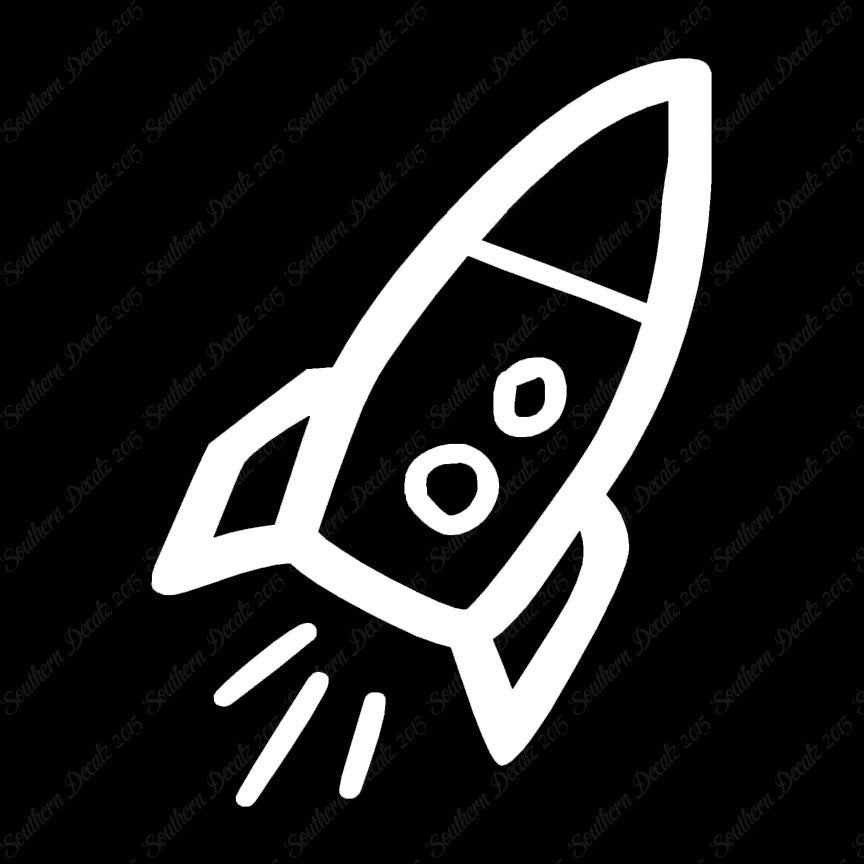 Rocket Ship Art Drawing