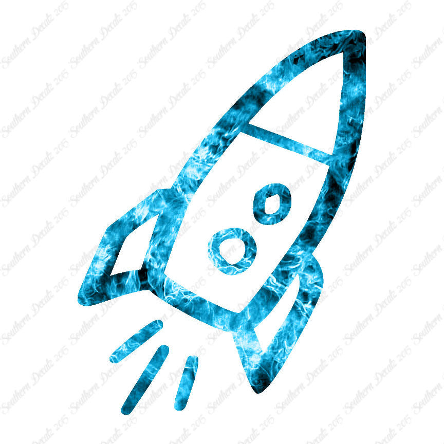 Rocket Ship Art Drawing