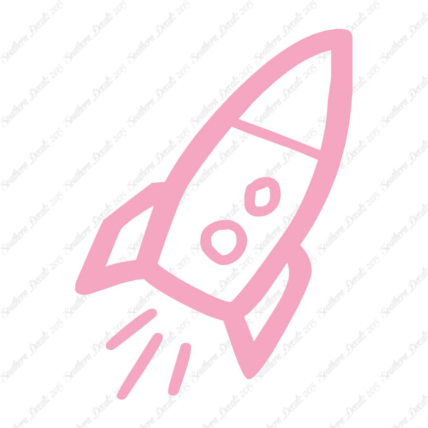 Rocket Ship Art Drawing