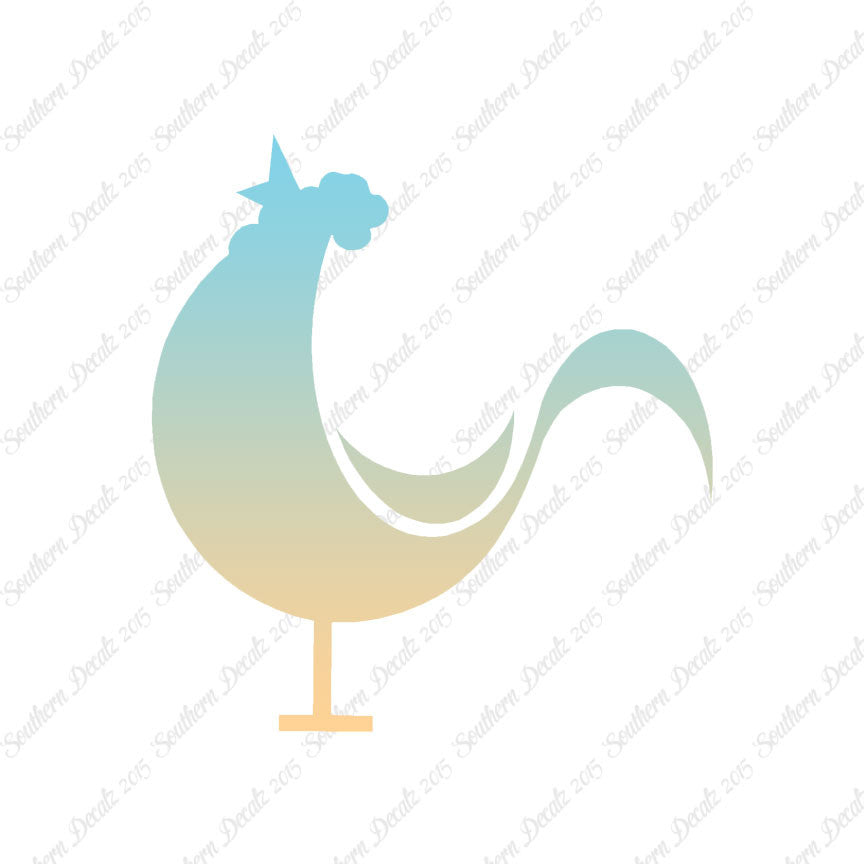 Crowing Rooster Art